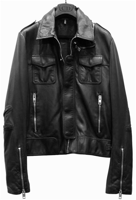 dior homme coat leather|designer Dior jackets.